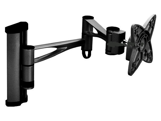 10"- 25" 3 Way Adjustable Tilting TV Wall Mount Bracket - Click Image to Close